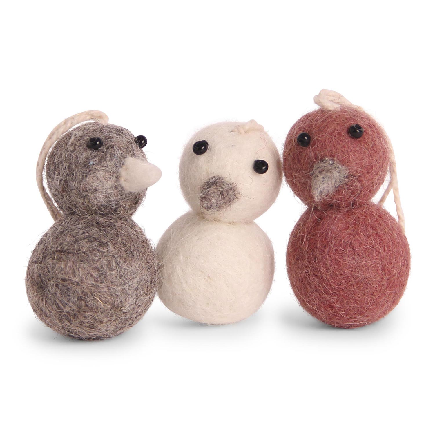 Easter Birds - Colourful Chickadees (Set of 3) - Hanging Decorations